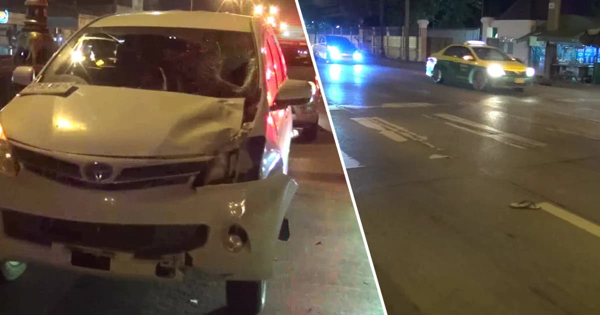 หนุ่มวัย 22 ขับรถไปซื้อของชนคนตายคาทางม้าลาย ย่านบางพลี