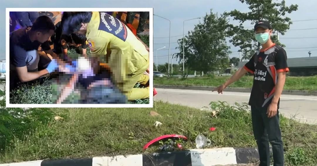 “หนุ่มกู้ภัย” เล่านาทีนำร่างเเฟนสาว ส่ง รพ. ! ไม่เชื่อ เสียชีวิตเพราะ จยย.ล้ม