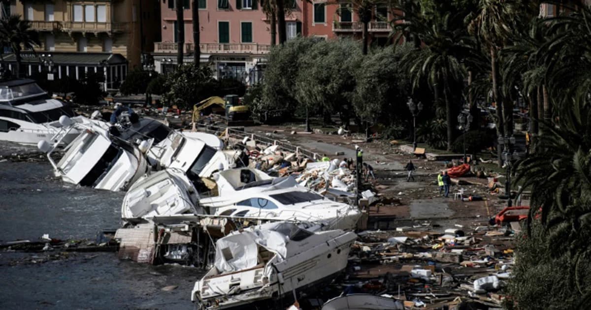 อิตาลีเผชิญน้ำท่วม-ดินถล่มครั้งใหญ่ เสียชีวิตแล้ว 20 ราย