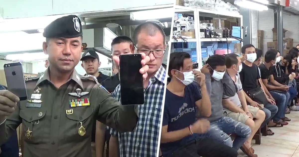 ตม.บุกเสือป่าพลาซ่า จับต่างด้าว-สินค้าละเมิดลิขสิทธิ์ มูลค่ากว่า 12 ล้าน