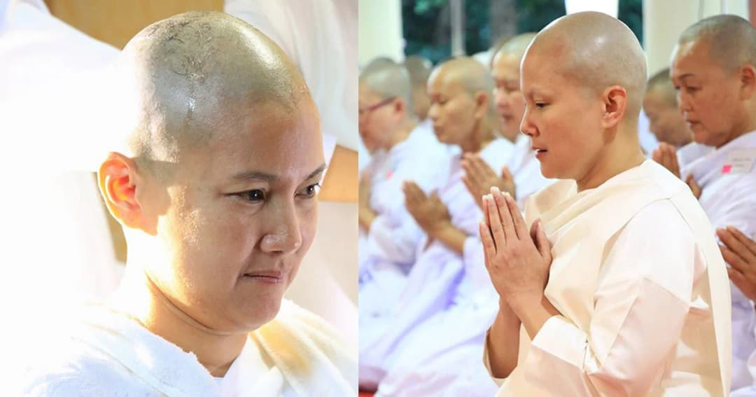 คุณน้ำผึ้ง กราบพระบาททูลลา “พระองค์โสม” ออกบวช ณ วัดป่านาคำน้อย