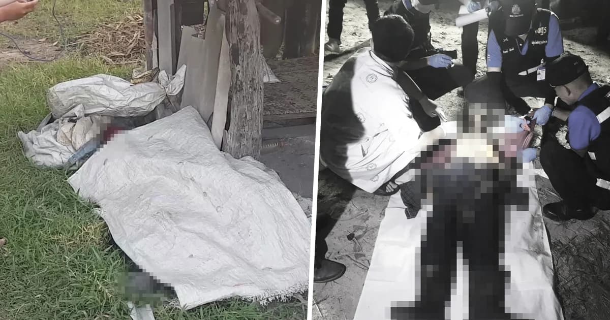 ฆ่าหมกกระสอบ! ‘พ่อเฒ่า’ ในสวนลำปาง พบกระเป๋าเงิน-โทรศัพท์ ถูกฉกหาย