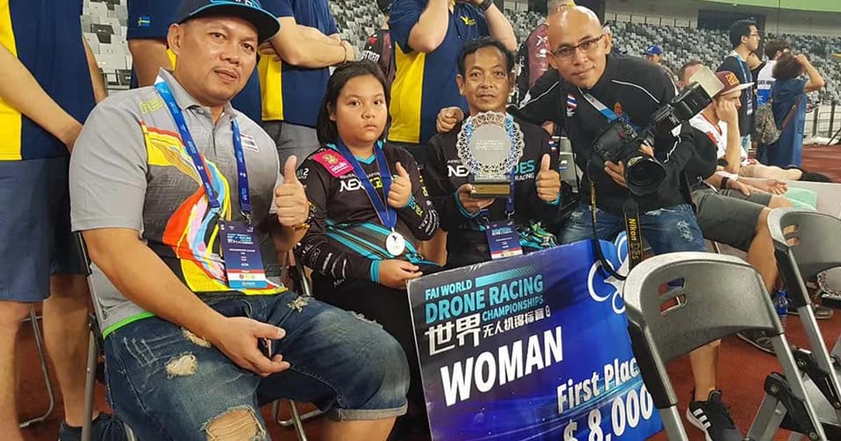 “น้องมิลค์” เด็กไทยวัย 11 ปีสุดเจ๋ง คว้าแชมป์โลกบังคับโดรน