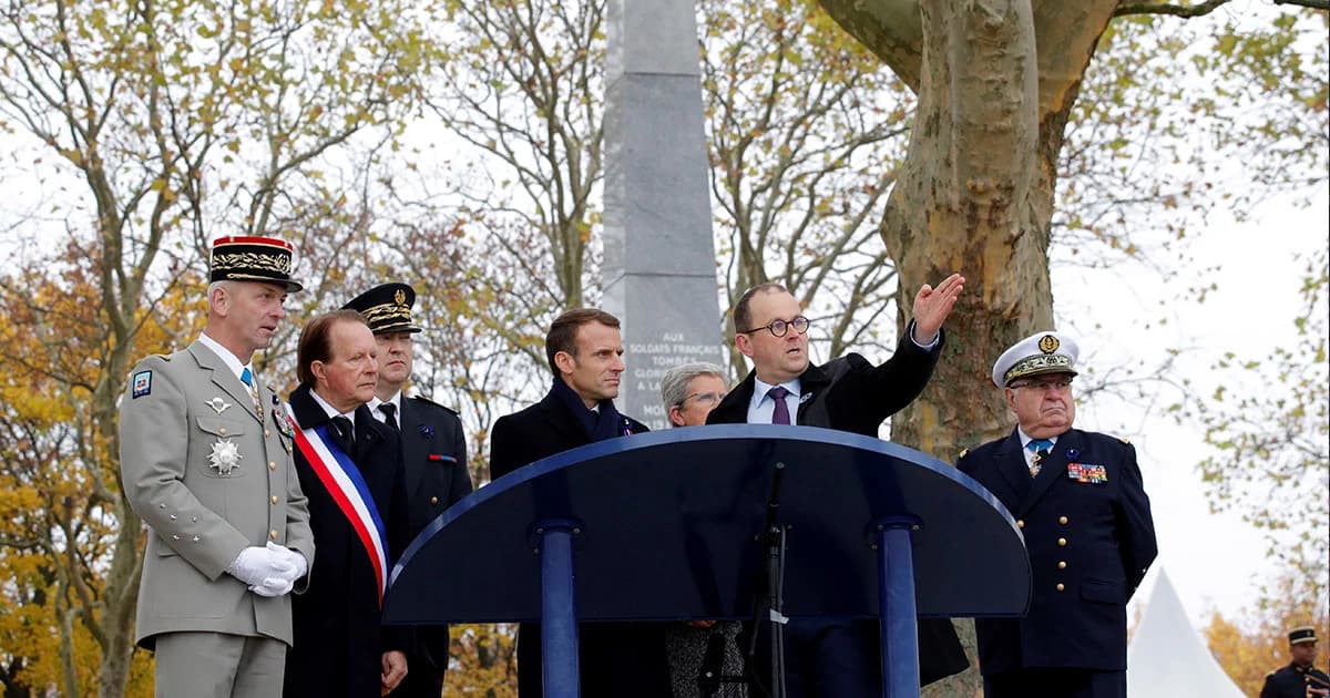 ปธน. ฝรั่งเศสเป็นประธาน งานรำลึก 100 ปี สงครามโลกครั้งที่ 1