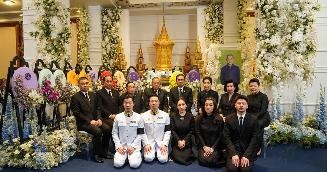 นายกฯ ร่วมพิธีสวดพระอภิธรรม ‘เจ้าสัววิชัย’