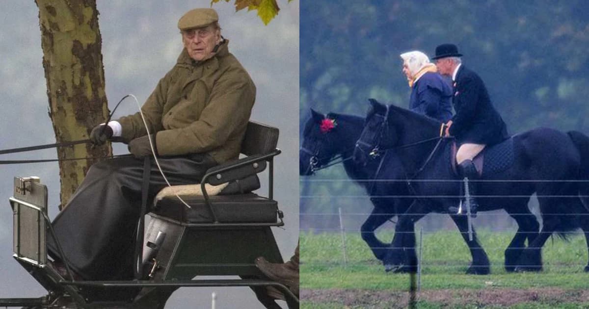 พระราชินีอลิซาเบธที่ 2 ในวัย 92 พรรษา ทรงม้าในสนามหญ้าวังวินด์เซอร์