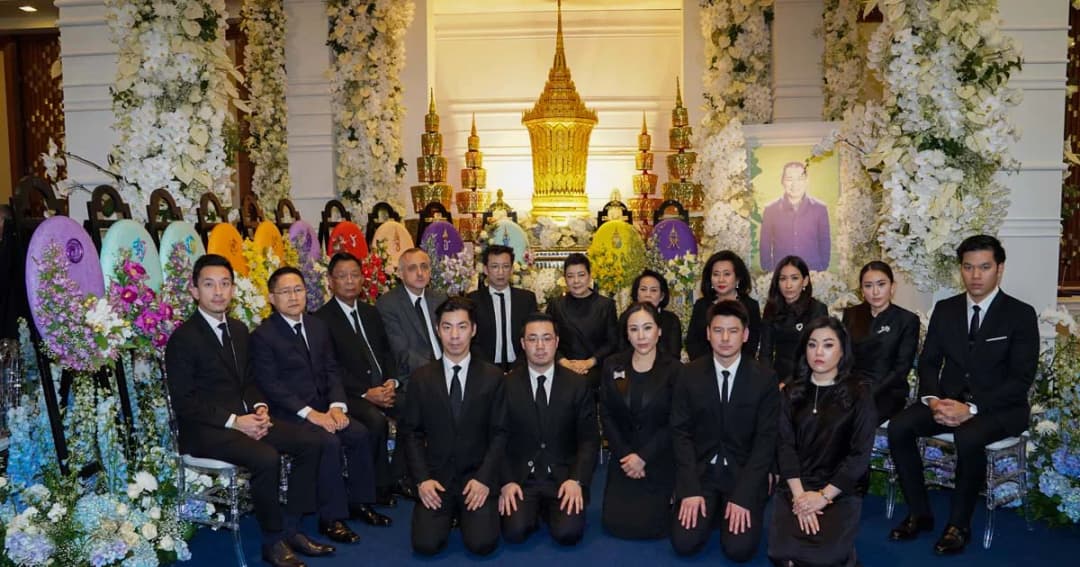 เตรียมสถานที่เก็บศพ “เจ้าสัววิชัย” 100 วัน-ภาพสวดพระอภิธรรมคืนที่ 5