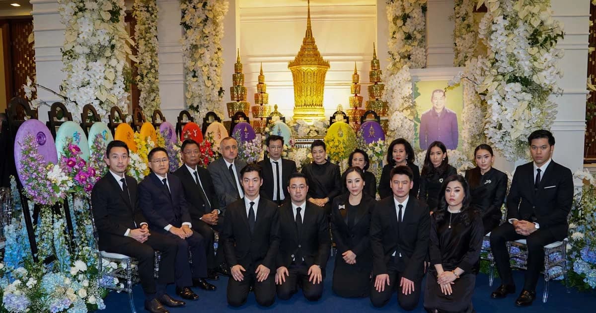 เตรียมสถานที่เก็บศพ “เจ้าสัววิชัย” 100 วัน-ภาพสวดพระอภิธรรมคืนที่ 5