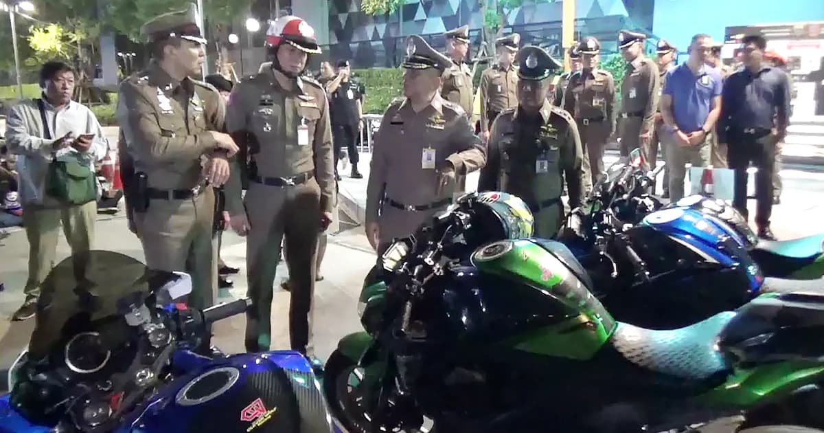 รวบ 3 แอดมินเพจ ชวนวัยรุ่นซิ่งรถแข่งกลางเมือง ยึด จยย. กว่า 80 คัน