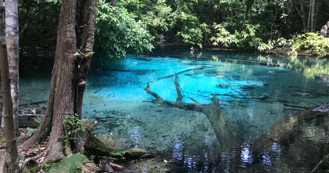 ‘สระมรกต’ แหล่งท่องเที่ยวอันซีนคุมเข้ม ห้ามนำถุงพลาสติกเข้า