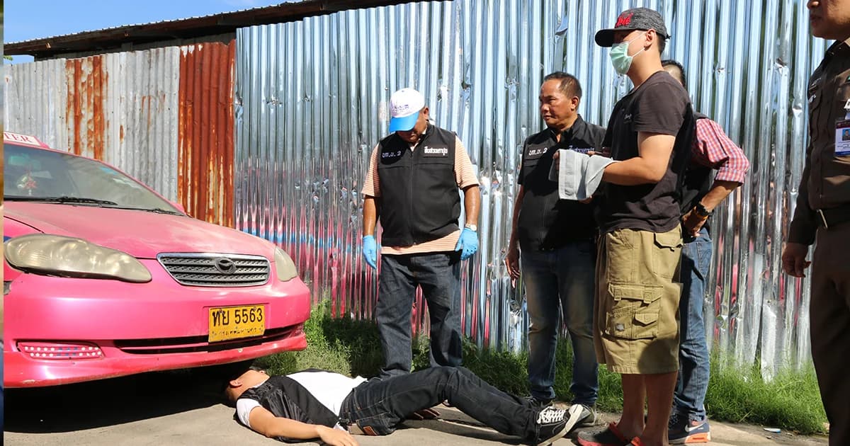 คุมตัว ‘มือฆ่าติวเตอร์’ ซุกศพใต้แท็กซี่ ทำแผน อ้างหึงหวงแฟนเก่า