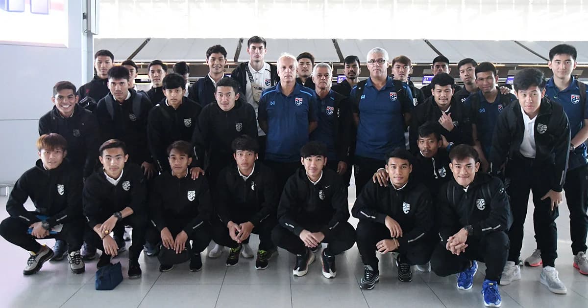 ช้างศึกชุดปรีโอลิมปิกส์ ออกเดินทางสู่จีน กาม่า เตรียมใช้ทัวร์นาเมนต์พิสูจน์ฟอร์มลูกทีม