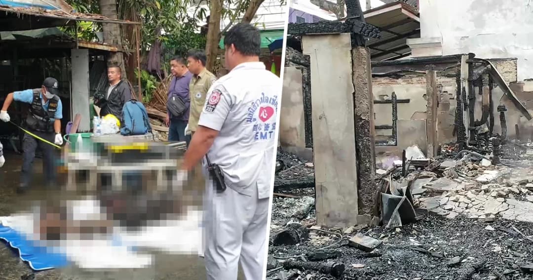 สลด! ไฟไหม้บ้าน จ.เชียงใหม่ ย่างสด 3 พ่อแม่ลูก ดับคากองเพลิง