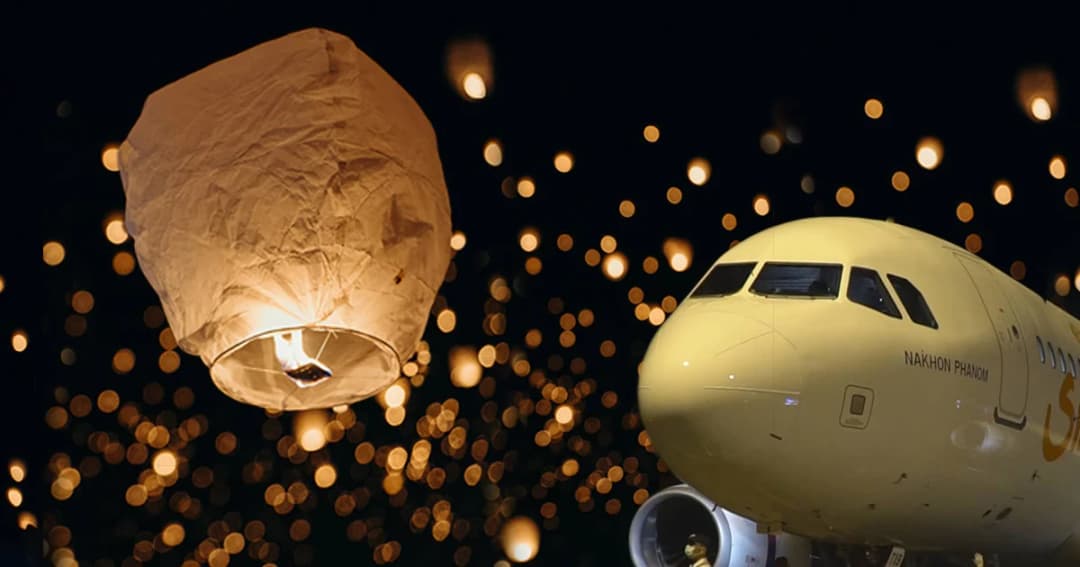 เลี่ยงโคมลอยยี่เป็ง สนามบินเชียงใหม่ยกเลิก-เปลี่ยนแปลง 148 เที่ยวบิน