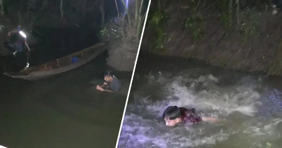 ทำไปได้! บุกรวบนักพนันไฮโลอัมพวา แกล้งนอนหลับ เรือล่ม-ว่ายน้ำ-โดนผึ้งต่อยหนีทุลักทุเล