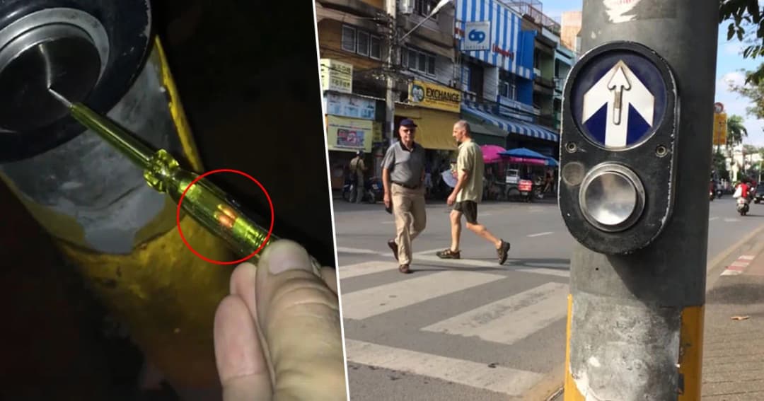 เตือนอันตราย ! ไฟรั่วเสากดสัญญาณข้ามทางม้าลาย เมืองเชียงใหม่