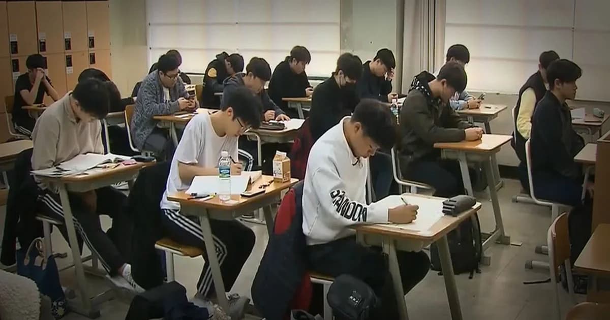 “เกาหลีใต้” สั่งงดเที่ยวบิน กลัวเสียงรบกวนเด็กสอบ “เอ็นทรานซ์”