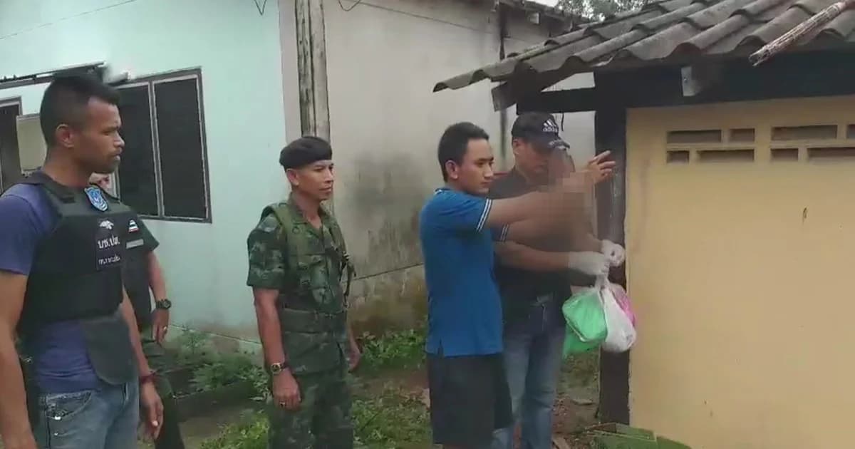 จับทหารเกณฑ์วัย 24 ลากลับบ้านมาขายยาบ้า