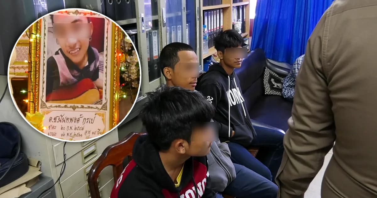 รวบแล้ว 3 โจ๋ รุมกระทืบ ด.ช. วัย 14 ปี ดับสลด สาเหตุแค่มองหน้ากัน