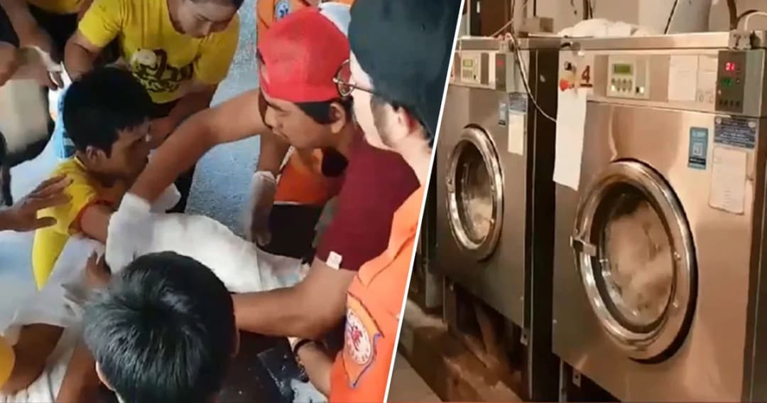 สยอง ! หนุ่มถูกเครื่องซักผ้าปั่นแขนขาด เหตุใช้มือล้วงขณะยังหมุน