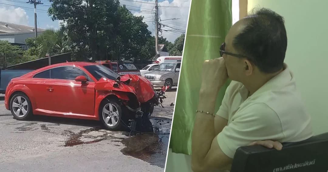 ตร.แจ้งข้อหา ! เสี่ยร้านทองซิ่งออดี้ชนดับ 5 ศพ ขอโทษพร้อมเยียวยาผู้เสียหาย