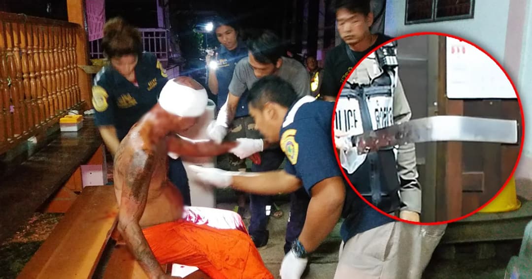 ‘พระเมืองอ่างทอง’ ตั้งวงก๊งเหล้า เมาเปิดศึกทะเลาะ คว้ามีดฟันกันเจ็บหนัก