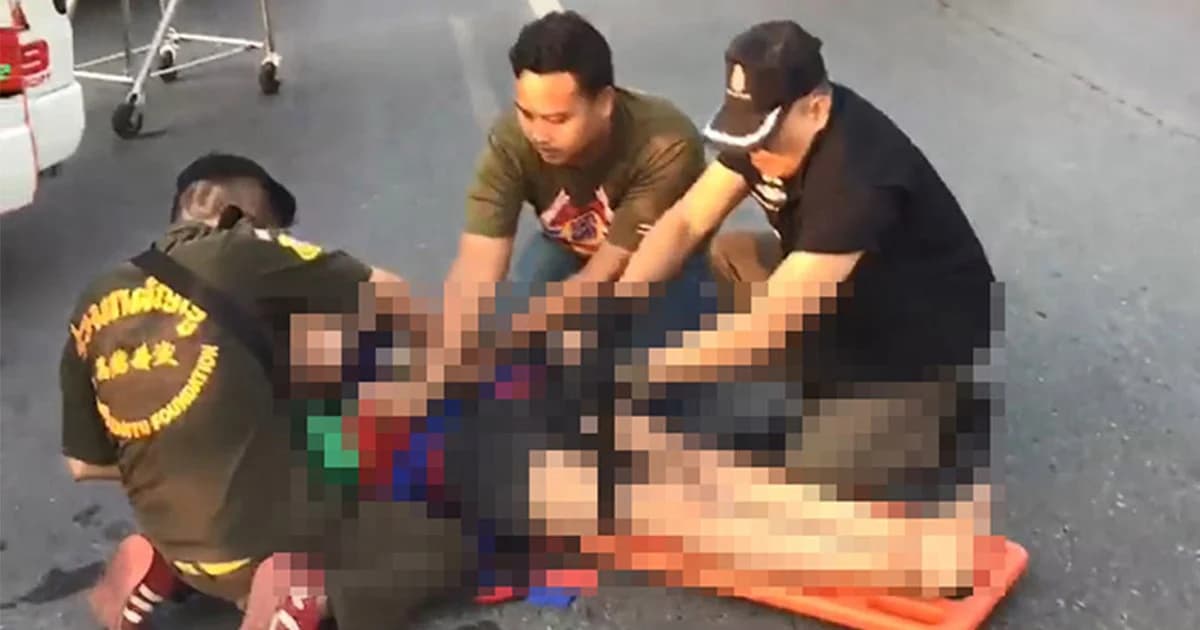 รอง ผบก. จอดรถ ช่วยเหลือหญิงสาว ประสบอุบัติเหตุ