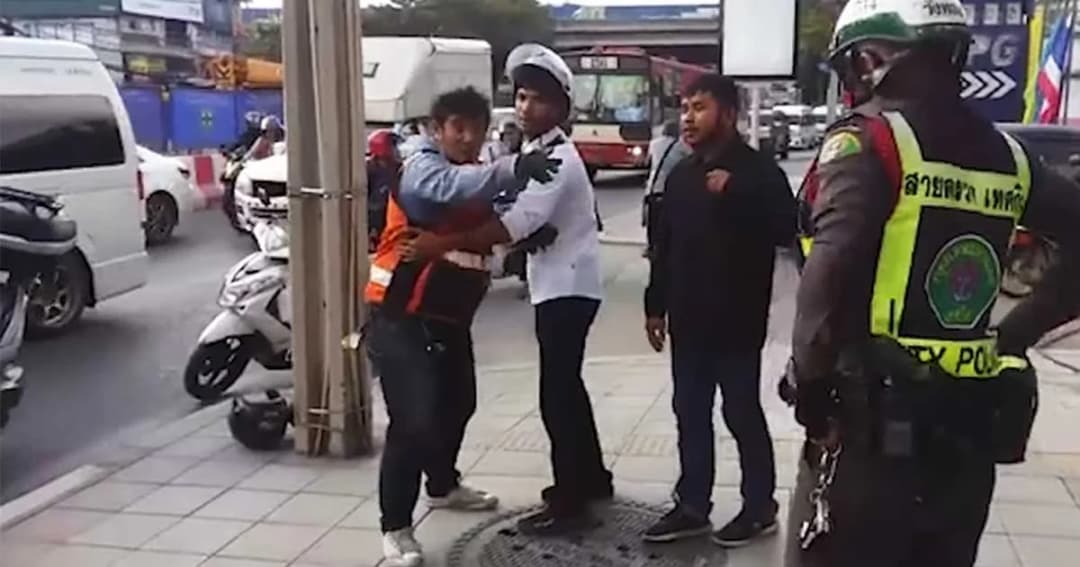 โดน 7 ข้อหา หนุ่มวิน จยย.รับจ้าง ปะทะเทศกิจ รับทำไปเพราะความโมโห