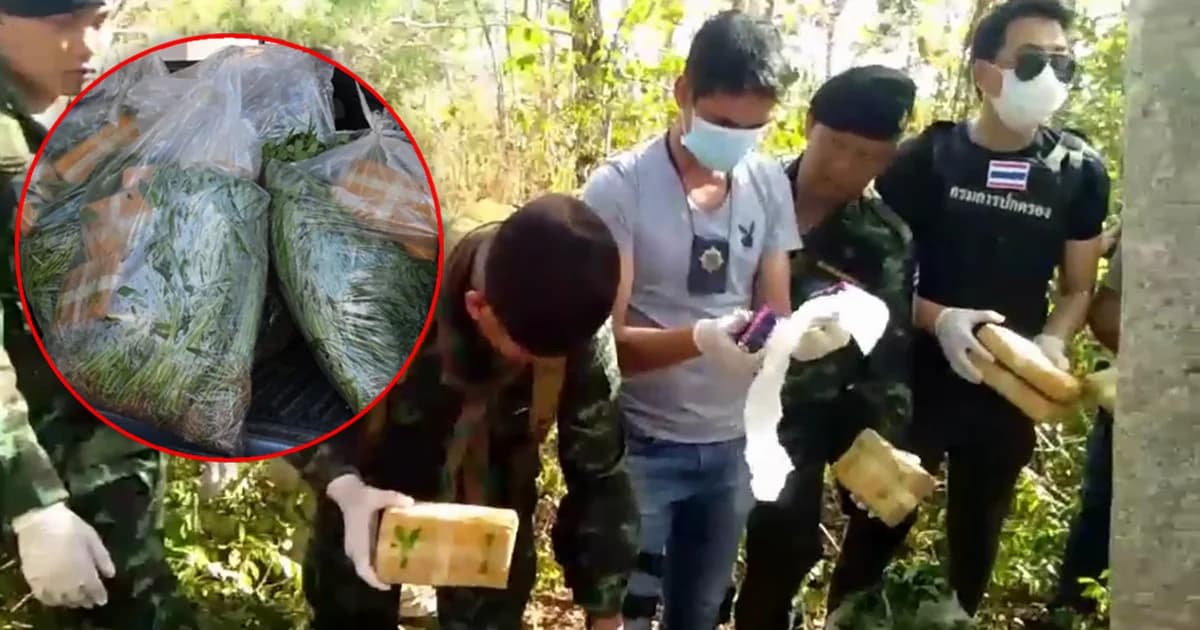 สกัดจับรถขนผัก ซุกยาบ้ากว่า 8 หมื่นเม็ด คนร้ายไหวตัวทัน-โยนถุงทิ้งริมทาง