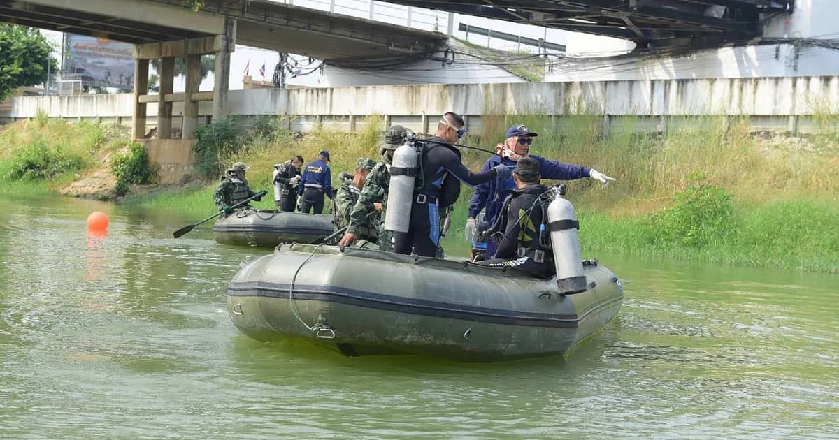 พบแล้ว ระเบิด 7 ลูกสมัยสงครามโลก ใต้สะพานจุฬาลงกรณ์