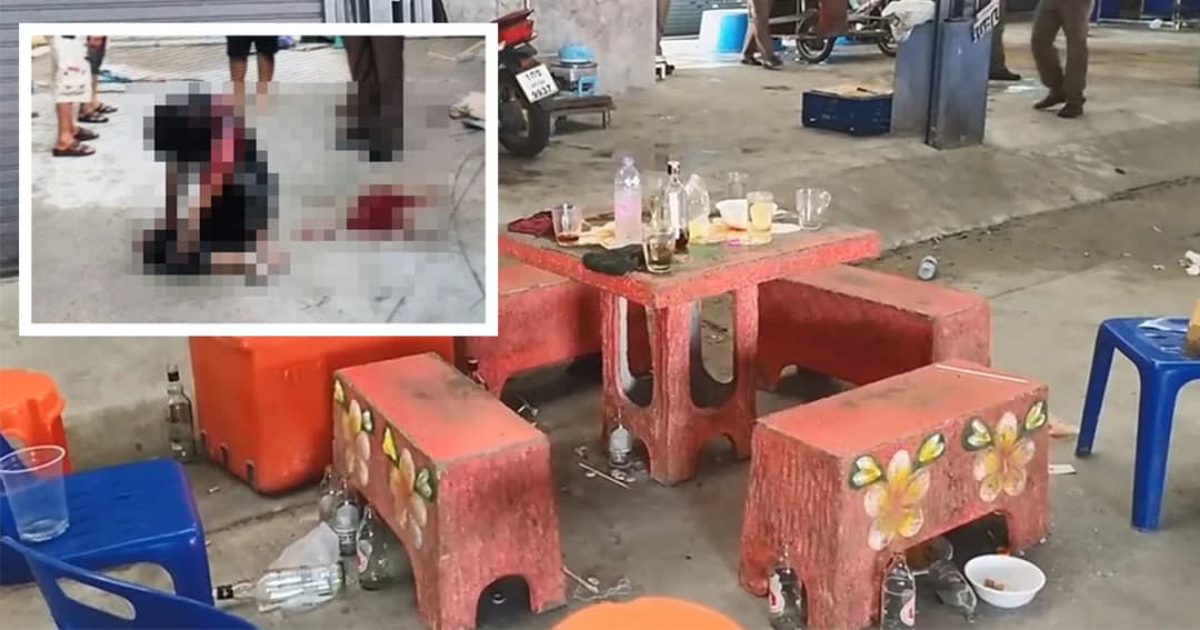 ฉุนเมีย ! ตามกลับบ้านกลางวงเหล้า ชักปืนขู่ ก่อนยิงเพื่อนเจ็บ