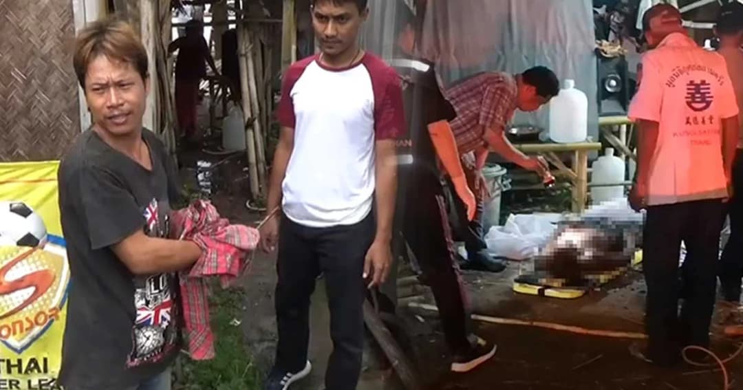 คุมทำแผน หนุ่มลาวโกรธจัดกระหน่ำแทงลุงวัย 50 ดับ เหตุแอบดูลูกสาวอาบน้ำ