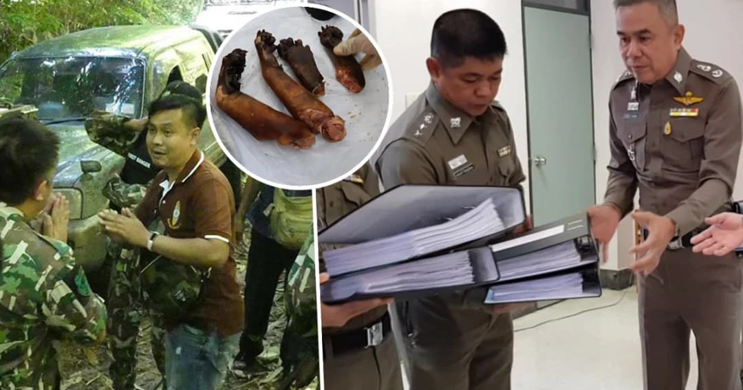 ผู้การเมืองกาญจน์หอบสำนวนแจ้ง 17 ข้อหา ‘แก๊งปลัดล่าหมีขอ’ ส่งอัยการพิจารณาสั่งฟ้อง