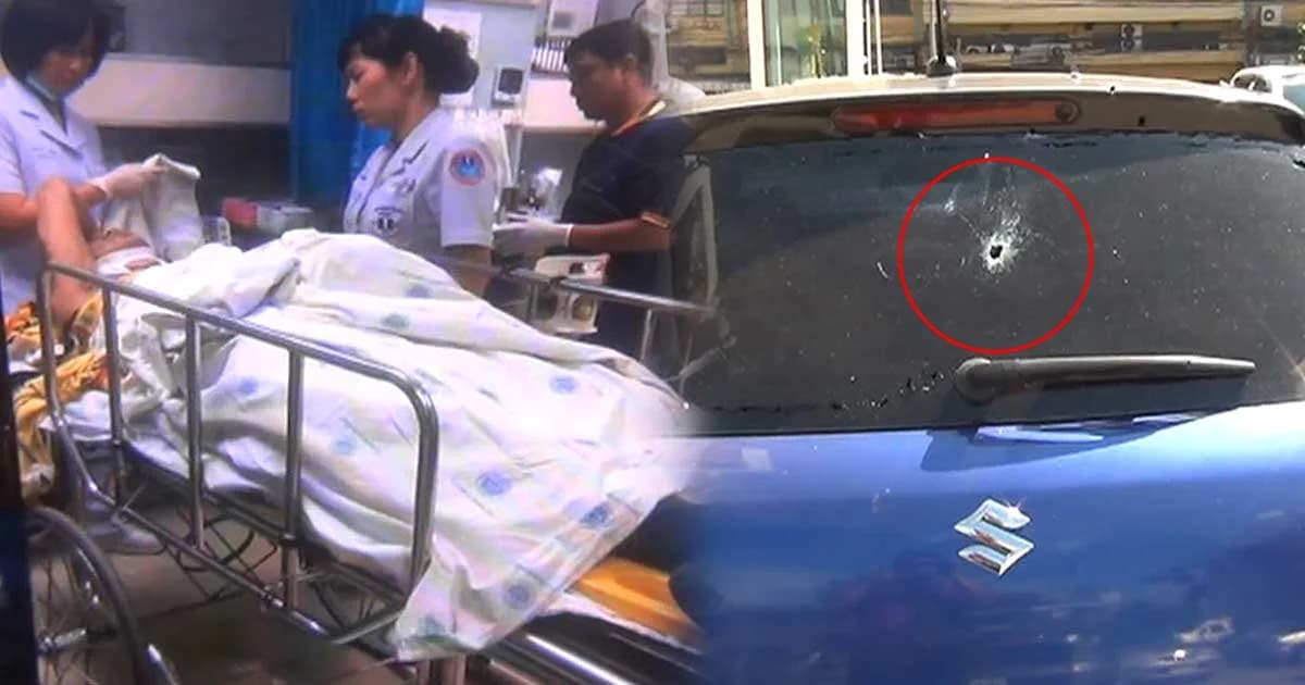 คนร้ายประกบไล่ยิงพ่อ ขณะกลับจากรับไหว้ลูกสาวงานวันพ่อที่โรงเรียน