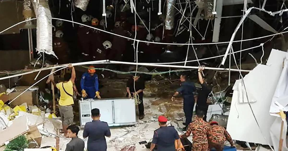 ระเบิดสนั่น! กลางห้างในรัฐซาราวัก ดับ 3 เจ็บ 24