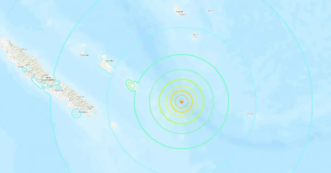 แจ้งเตือนสึนามิ หลังเกิดแผ่นดินไหวขนาด 7.5 บริเวณเกาะนิว แคลิโดเนีย