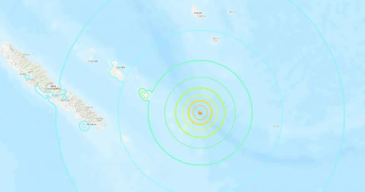 แจ้งเตือนสึนามิ หลังเกิดแผ่นดินไหวขนาด 7.5 บริเวณเกาะนิว แคลิโดเนีย