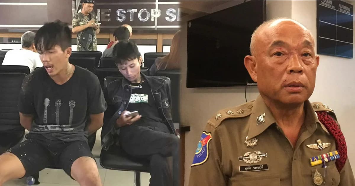 ทหารเกณฑ์เมาจัด ร่วมเพื่อนเกย์ทำร้าย ตร. ท้าต่อยลั่นโรงพัก