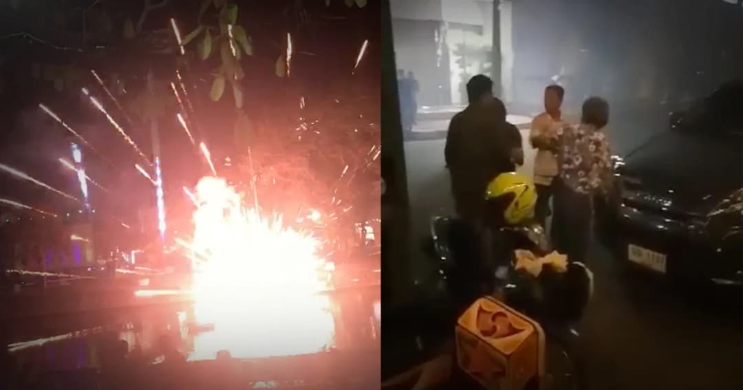 พลุระเบิด! งาน”เสาหลักเมือง”สุรินทร์ เจ็บ 6 คาดฐานพลุไม่เเน่น