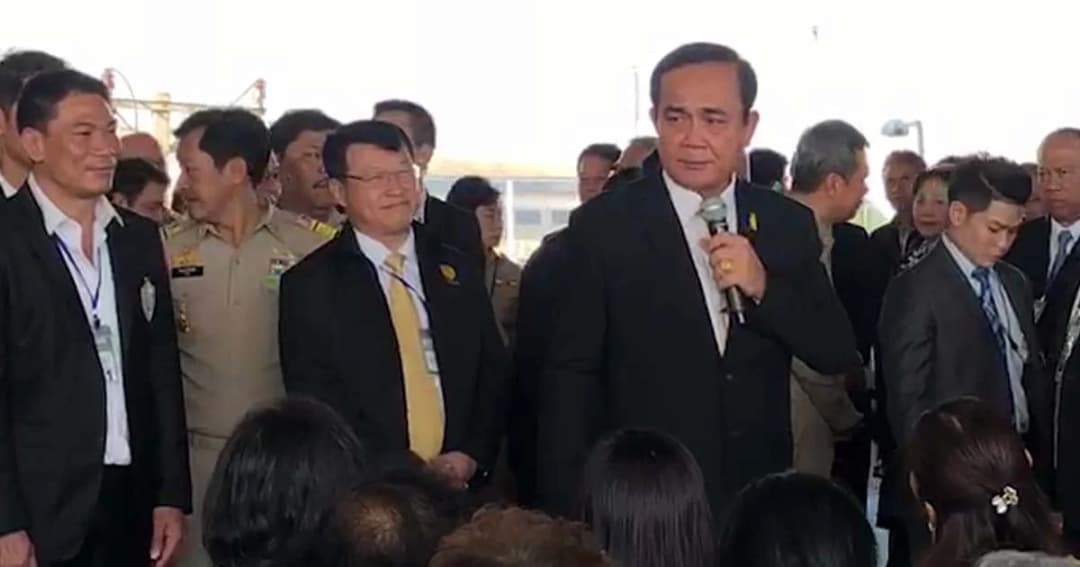 นายกฯ กระเซ้า ‘บางปู..ยังมีปูอยู่ไหม’ ไล่พรรคไหนไม่มาคุยปลดล็อกให้เลิกชกไป!