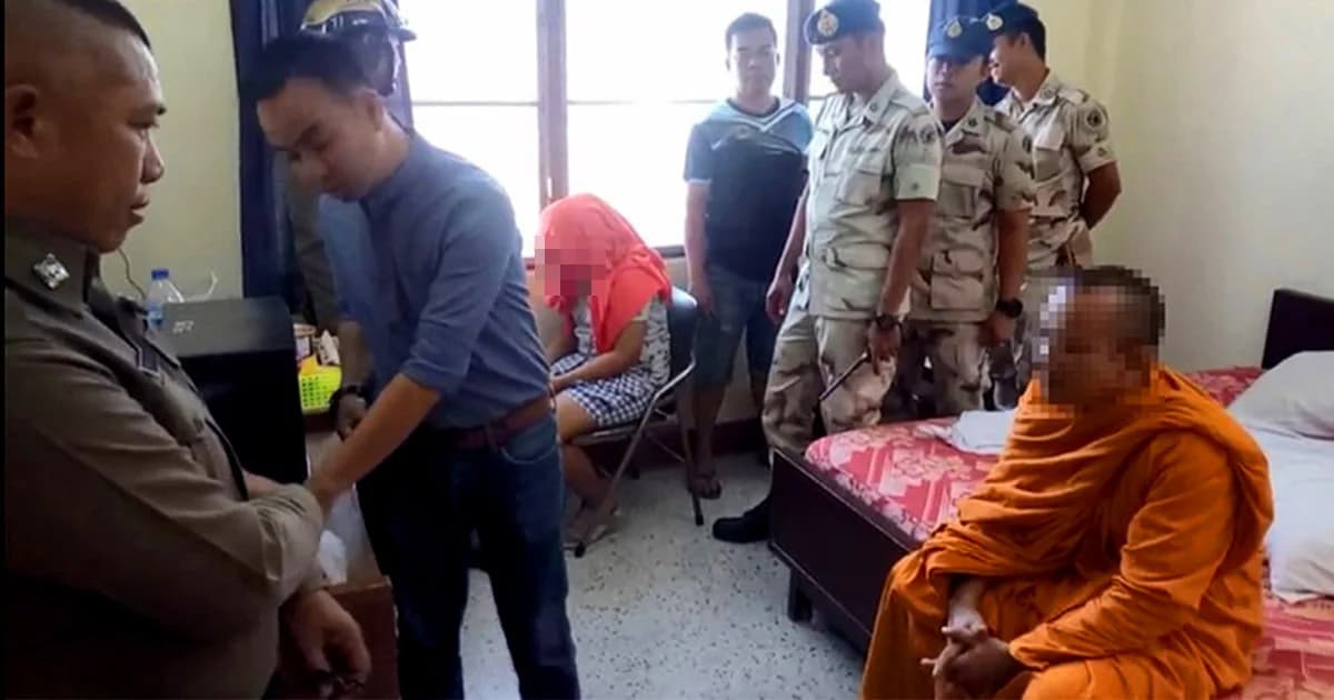 รวบ “พระ” พาเด็กหญิงวัย 12 เข้าค้างในโรงเเรม กลางเมืองลพบุรี