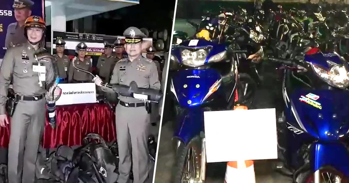 สกัดจับ 155 เด็กแว้นเมืองนนท์-โจ๋แอดมินเพจรถซิ่ง ยึด จยย. กว่า 191 คัน