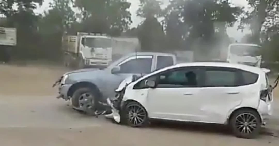 วอนหยุดเเชร์คลิป หนุ่มลำปางหึงโหด ขับกระบะไล่บี้เก๋งแฟนใหม่เมียเก่า