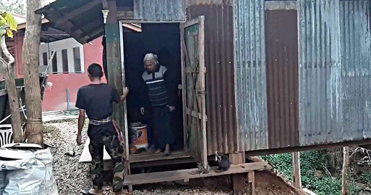 2 แม่ลูกชีวิตลำเค็ญ เคยอาศัยใต้เมรุเผาศพ ก่อนวัดสร้างที่พักให้ วอนขอความช่วยเหลือ