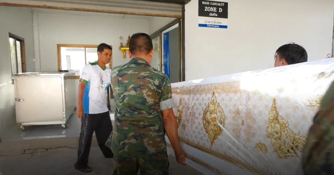 รับศพทหารเรือถูกปลาพุ่งชนขณะฝึกในทะเล