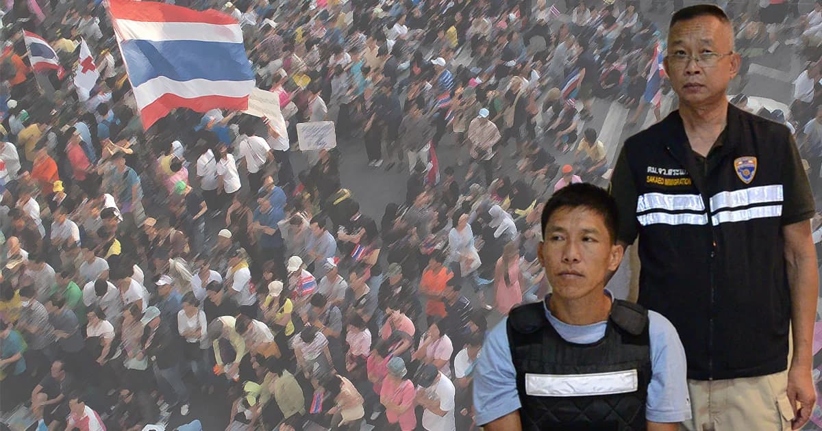 รวบมือบึ้ม กปปส. ที่อนุสาวรีย์ชัย คาด่านสระแก้ว บิ๊กโจ๊กบินด่วนรับตัว