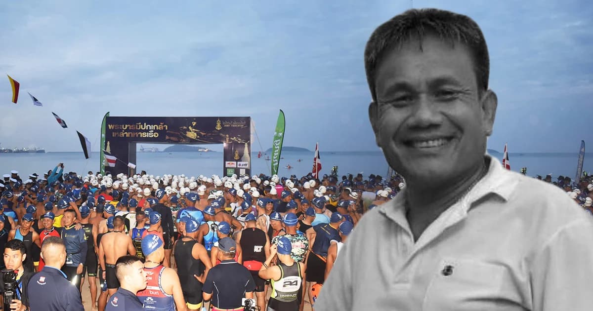 ผบ.ทร. เสียใจนาวาโทหัวใจวายขณะแข่งไตรกีฬานาวีฯ สัตหีบ
