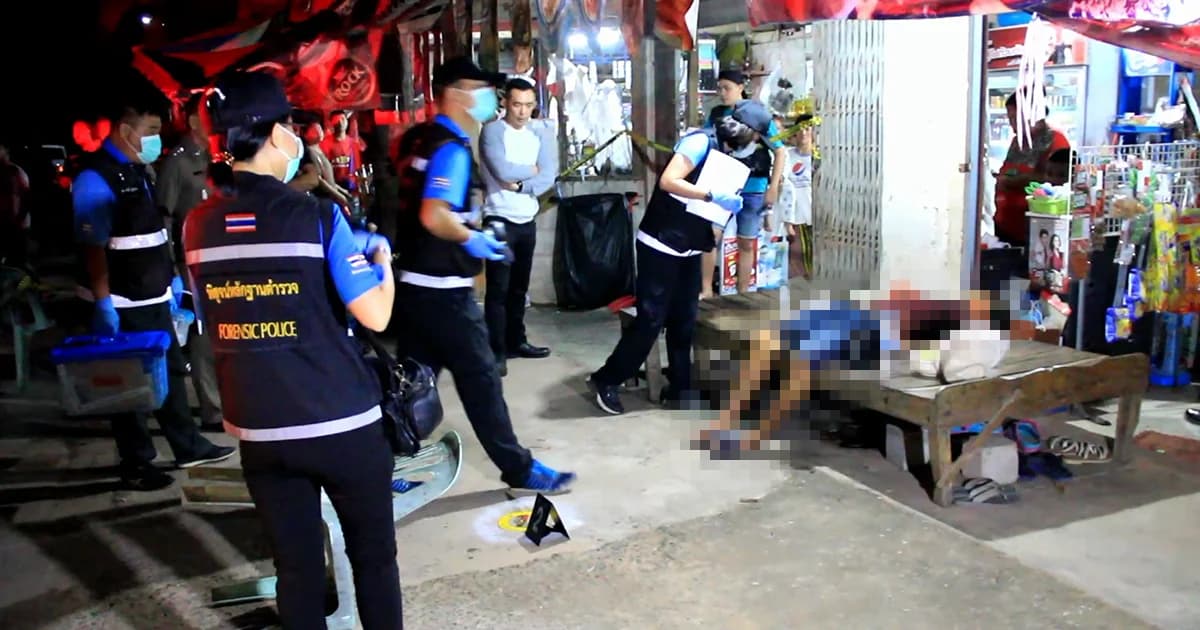 คนร้ายควงลูกซอง บุกยิงหนุ่มใหญ่ดับคาวงเหล้า มุ่งปมชู้สาว-ขัดแย้งส่วนตัว