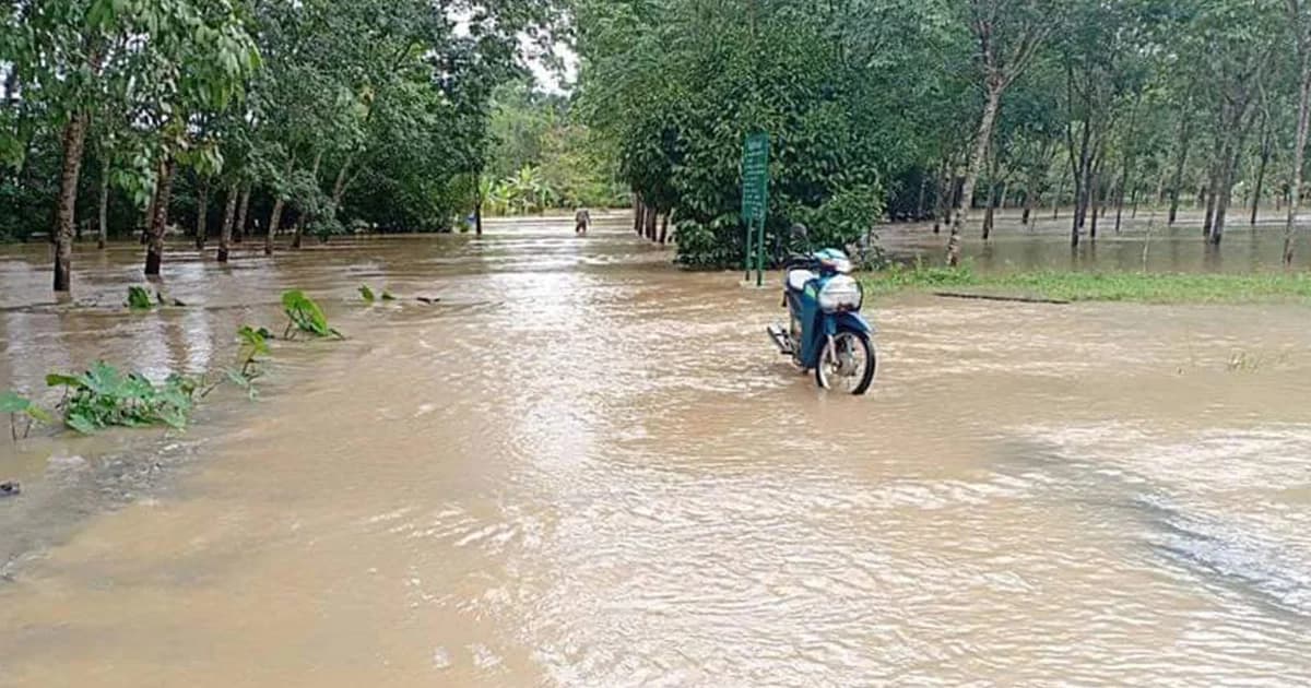 สทนช. ยังเฝ้าระวังน้ำท่วม 3 จว.นครศรีฯ–สุราษฏร์–ตรัง ฝนใต้ยังตกต่อเนื่อง 1-2 วันนี้