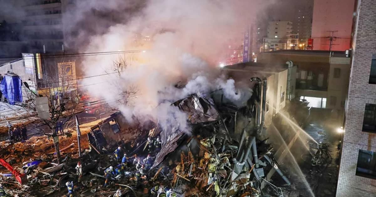 คาด ! แก๊สรั่วจากกระป๋องสเปรย์ดับกลิ่น ต้นเหตุระเบิดร้านอาหารในซัปโปโร ญี่ปุ่น